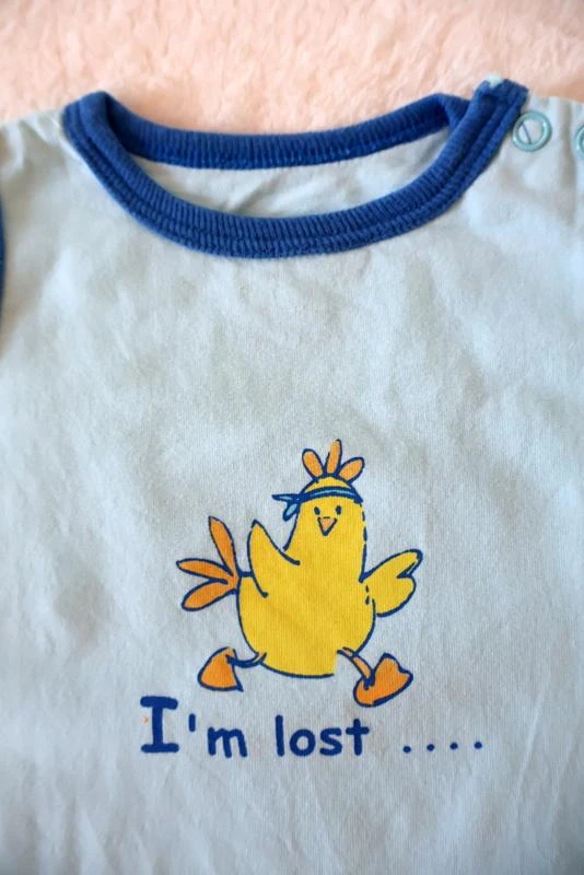 Romper de Bebé 9/12 meses com Ilustração "I'm lost" – photo 2